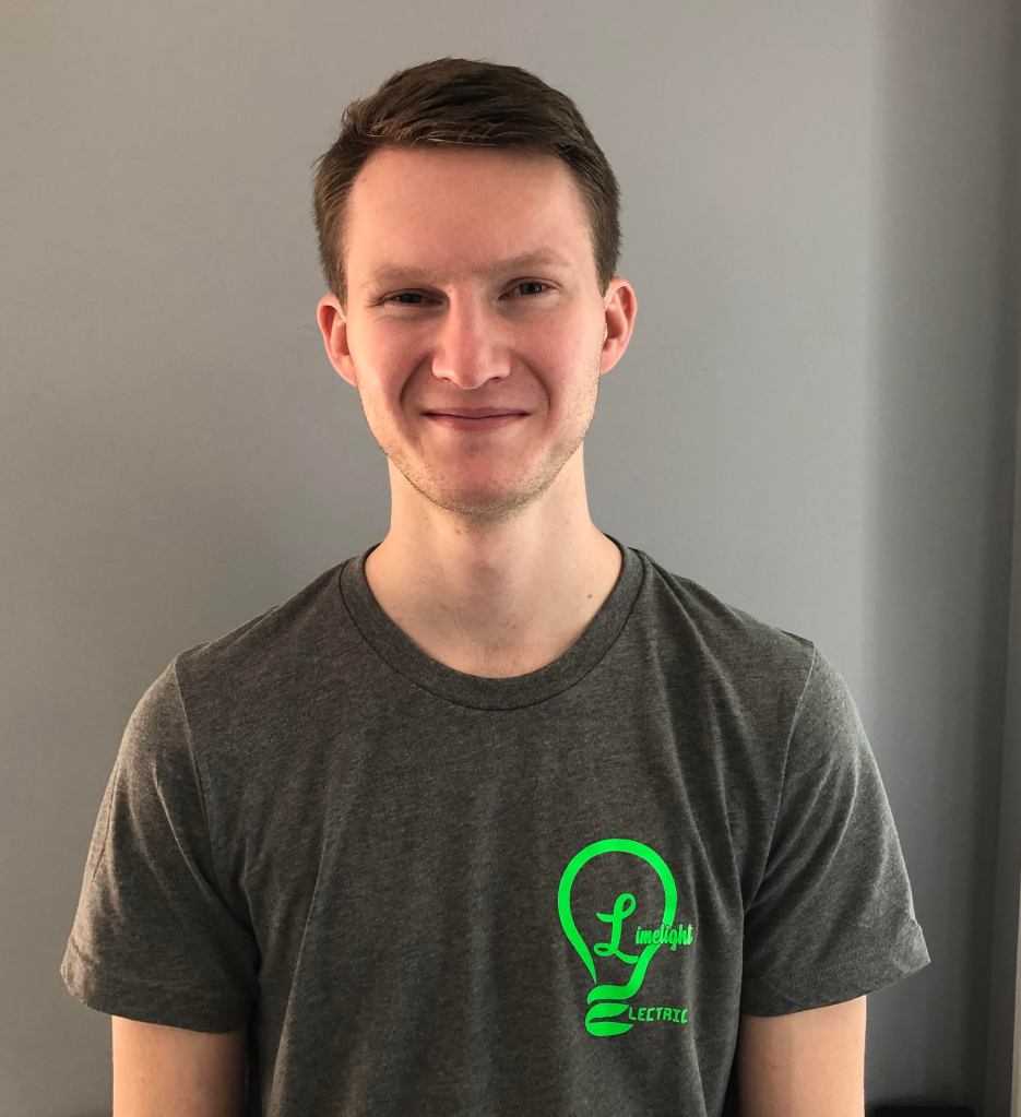 Branodon White, proprietor of Limelight Electric